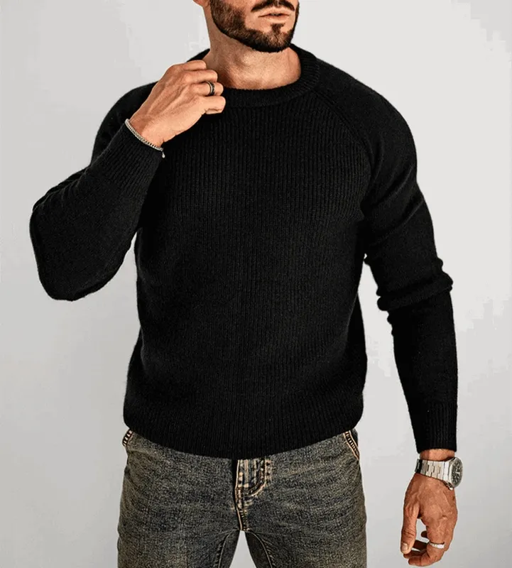 Black Crewneck Sweater