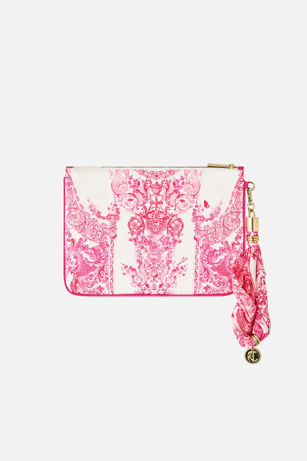 Clean Line Scarf Clutch Bag