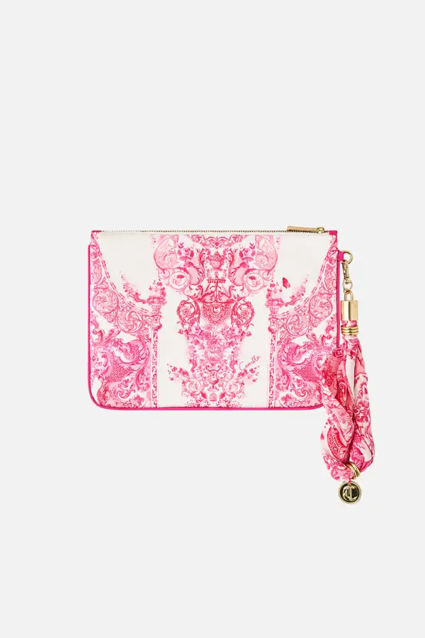 Clean Line Scarf Clutch Bag