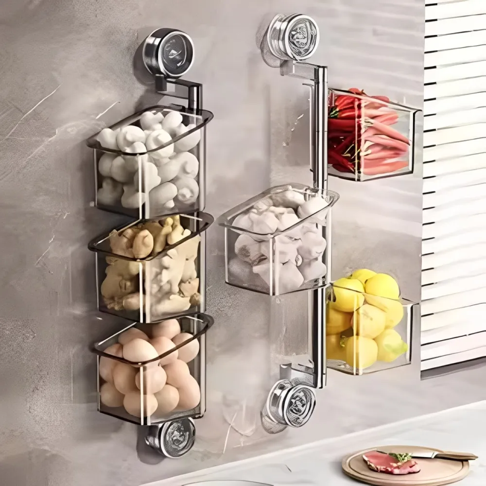 Suction Cup Wall Storage Rack