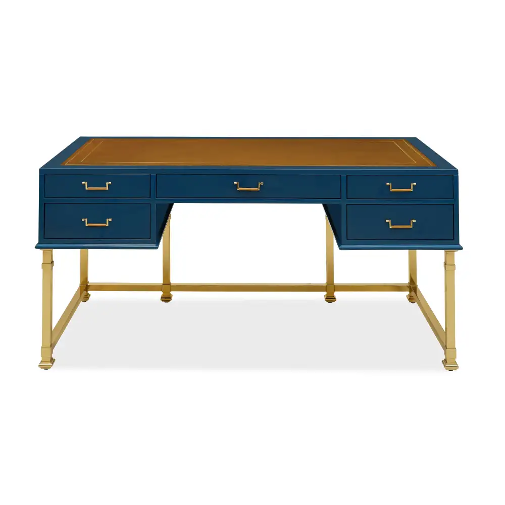 Leather Drawer Writing Desk