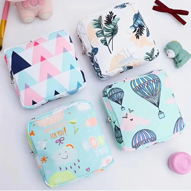 Printed Zipper Organizer Bag