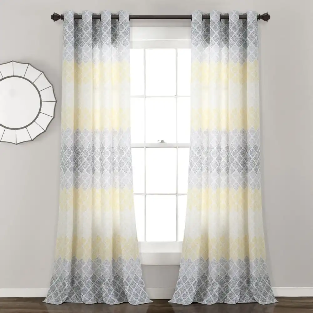 Bohemian Medallion Curtain Panel Set