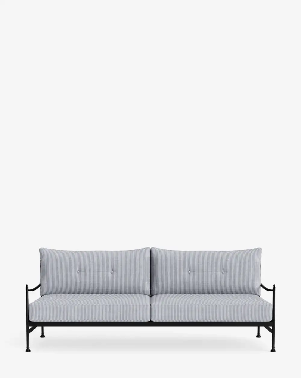 Curved Aluminum Sofa