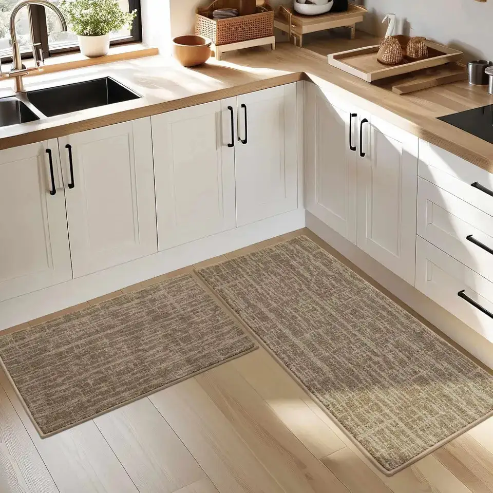 Abstract Pattern Kitchen Rug Set