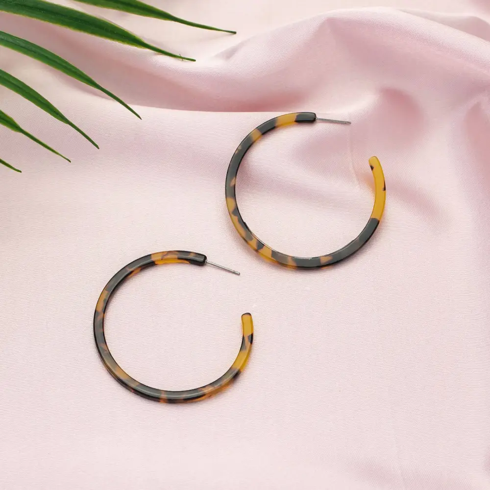Retro Leopard Print Earrings
