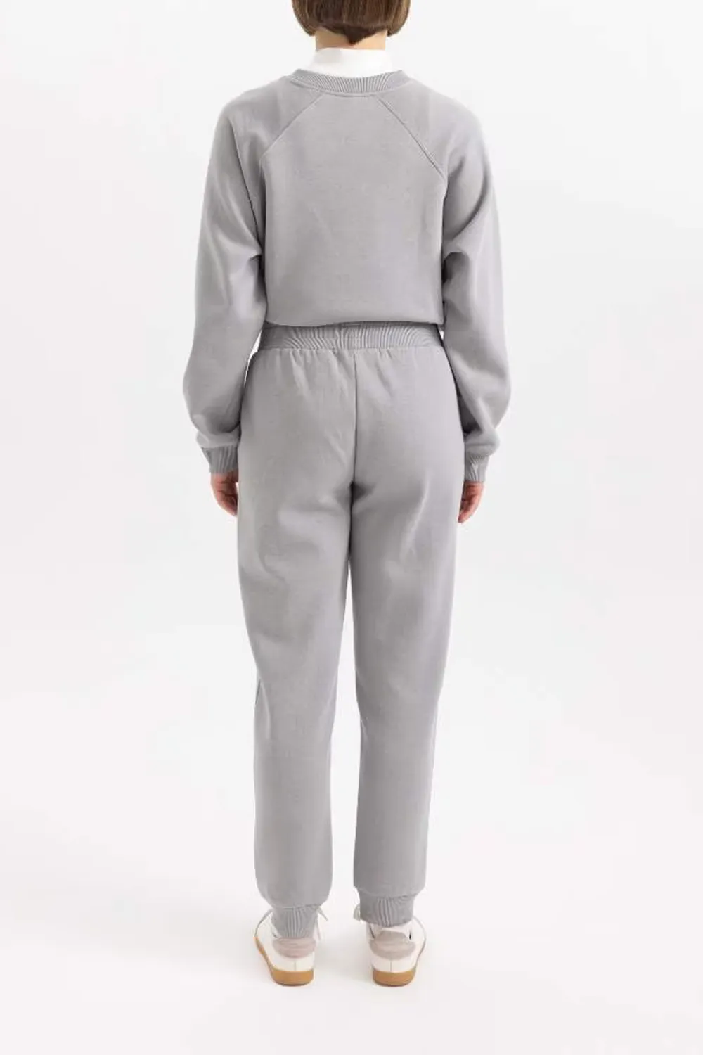 Slim Fit Solid Color Trousers