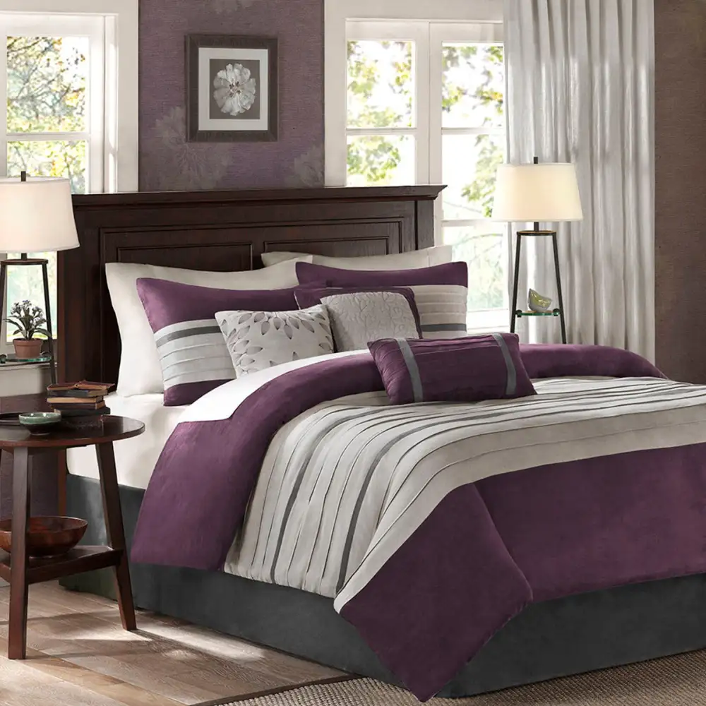 Timeless Polyester Embroidered Comforter Bedding Set