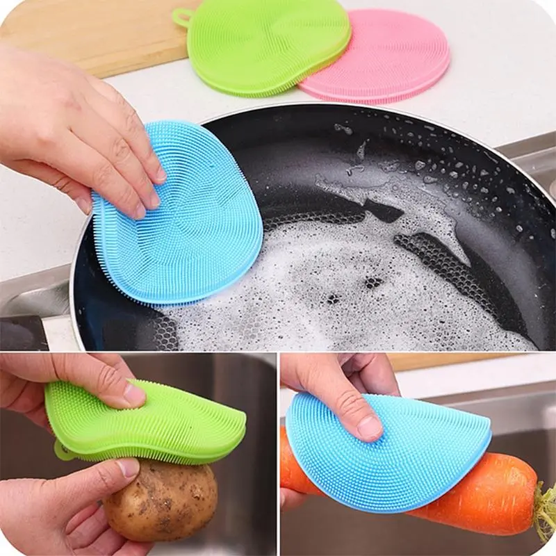Silicone Dish Scrubber Set