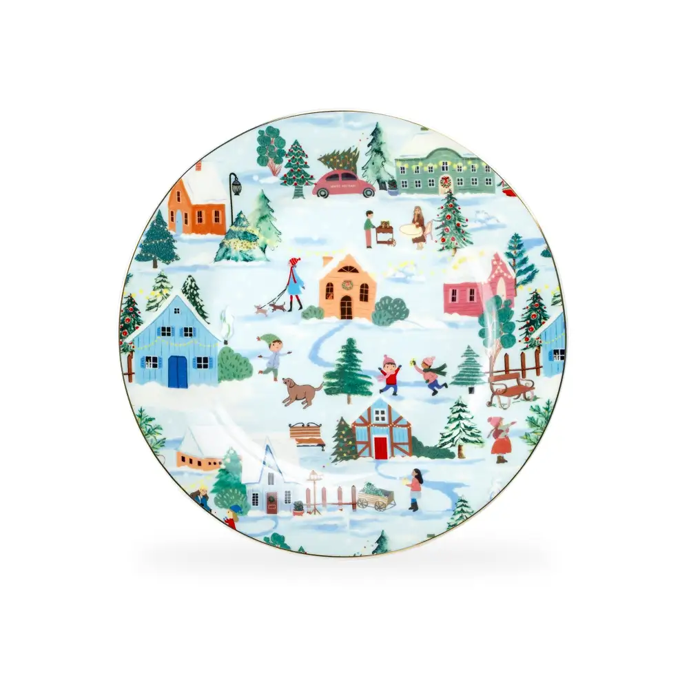 Classic Village Porcelain Dessert Plate