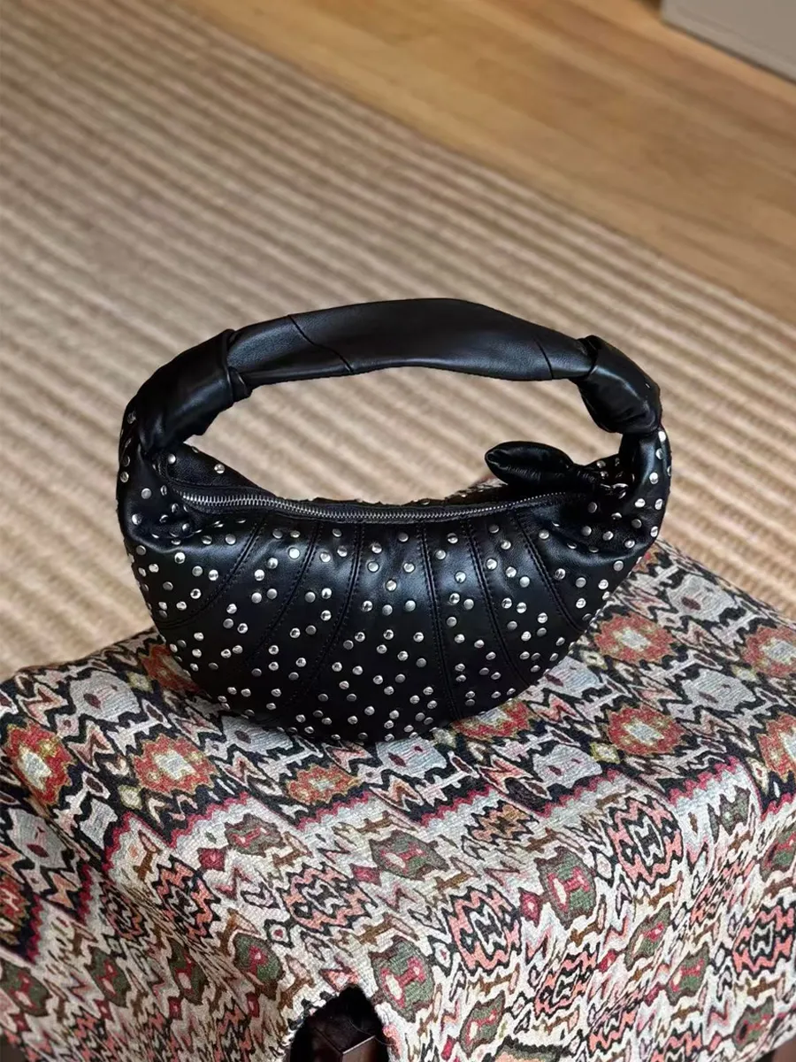 Chloe Riveted Horn Handbag