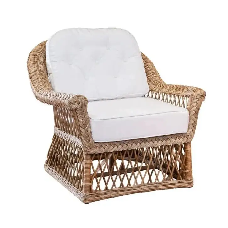 Classic Woven Accent Chair