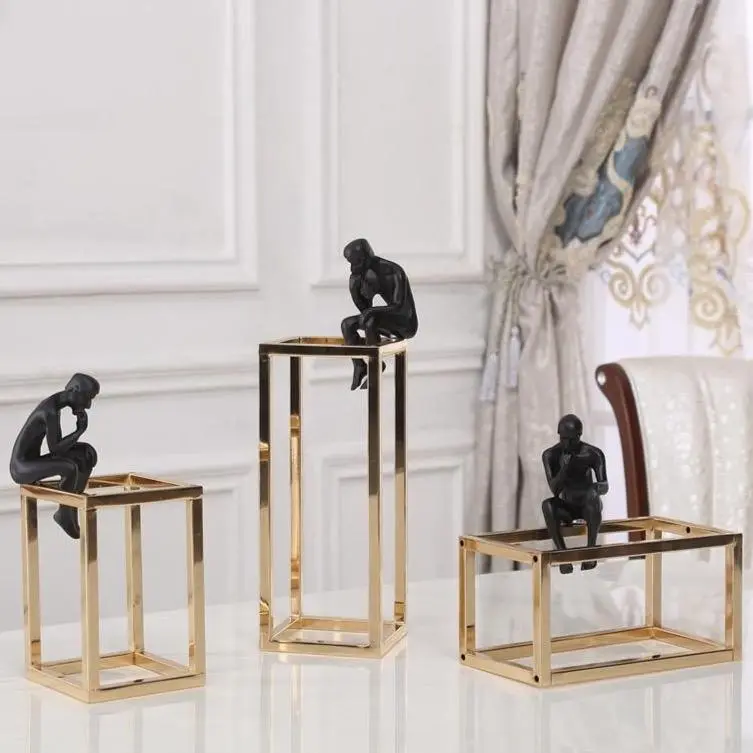 Sculptural Metal Table Accent