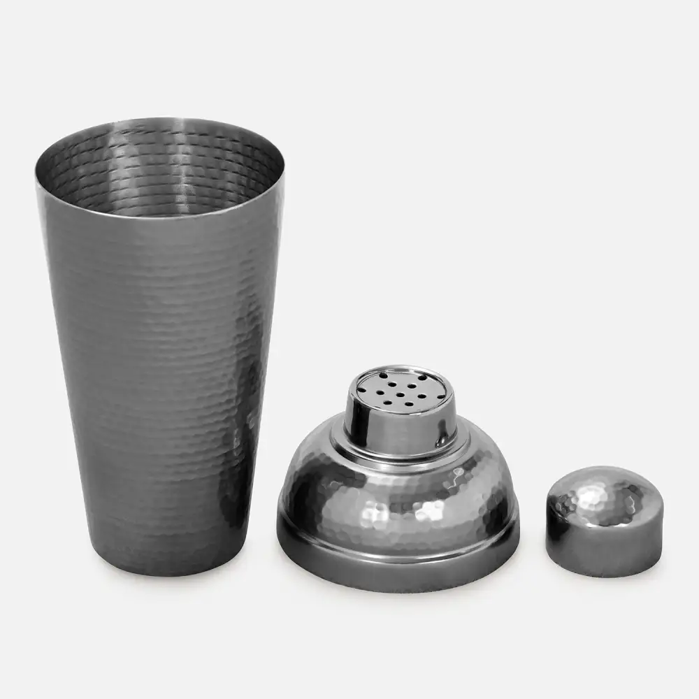 Hammered Metal Cocktail Shaker