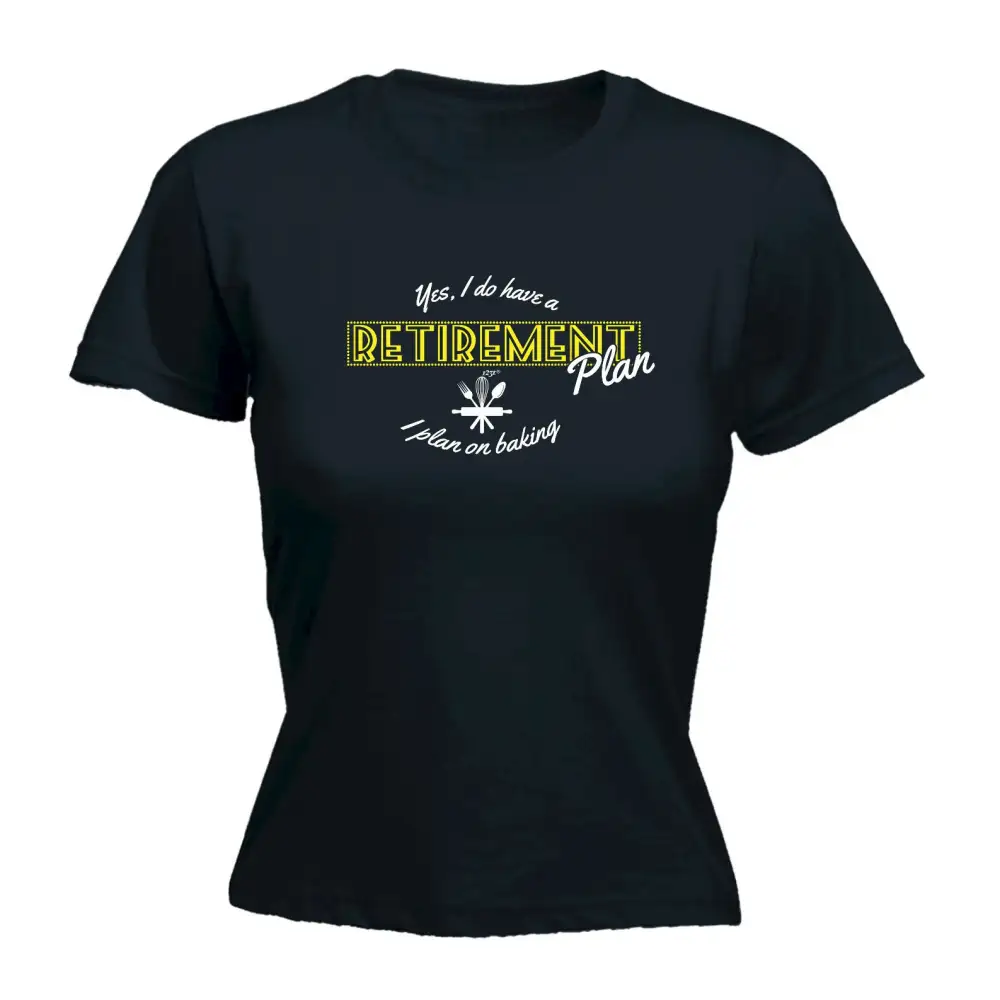 Baking Plan Graphic Fitted Tee