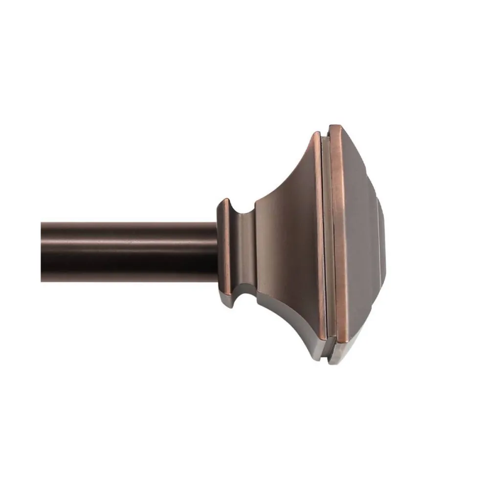 Adjustable Metal Curtain Rod 66 x 120-Inch