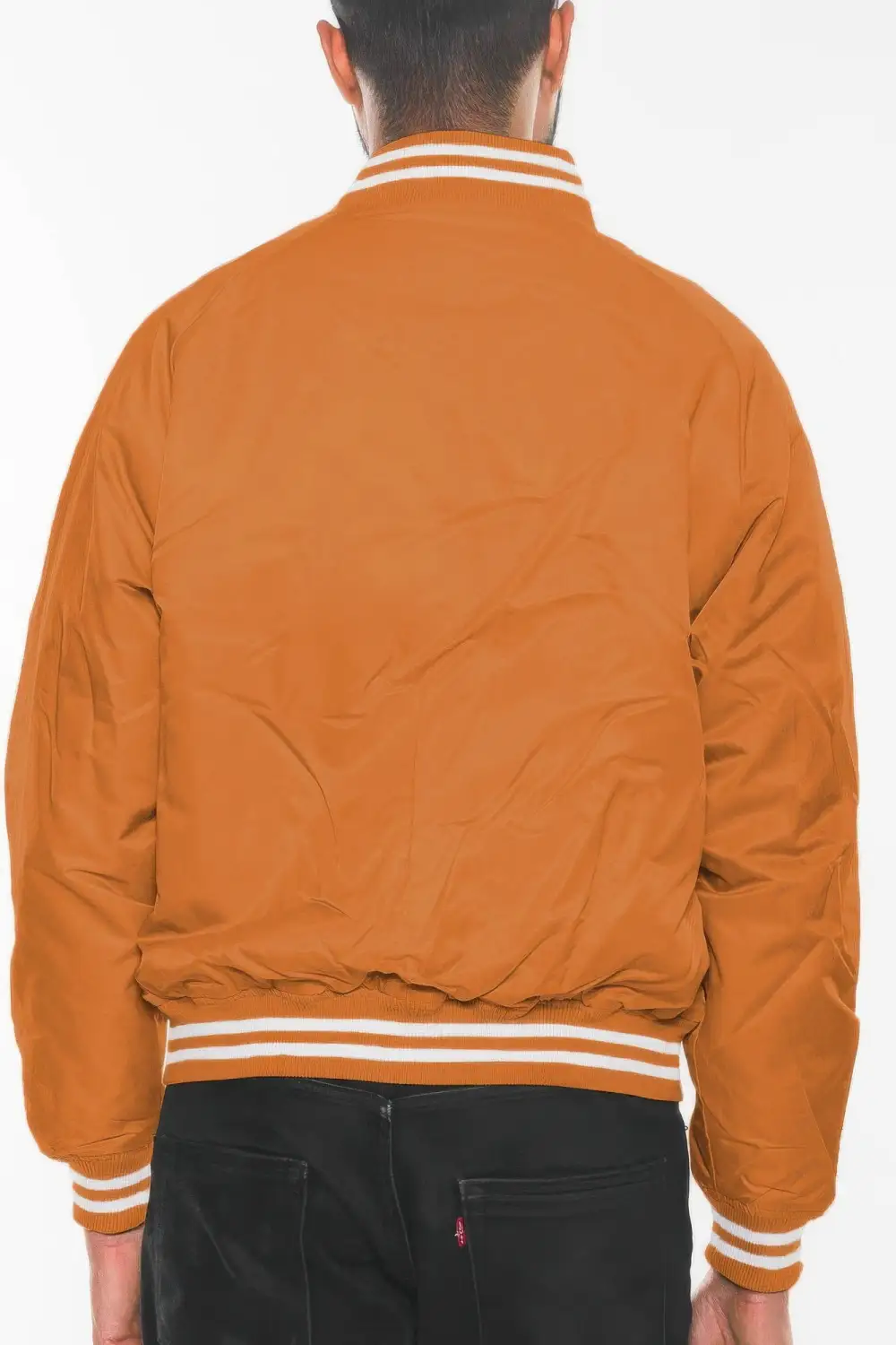 Polyester Windbreaker Winter Bomber Jacket