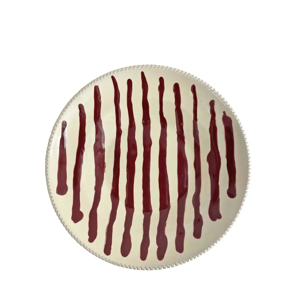 Hand-Painted Ceramic Pasta Bowl