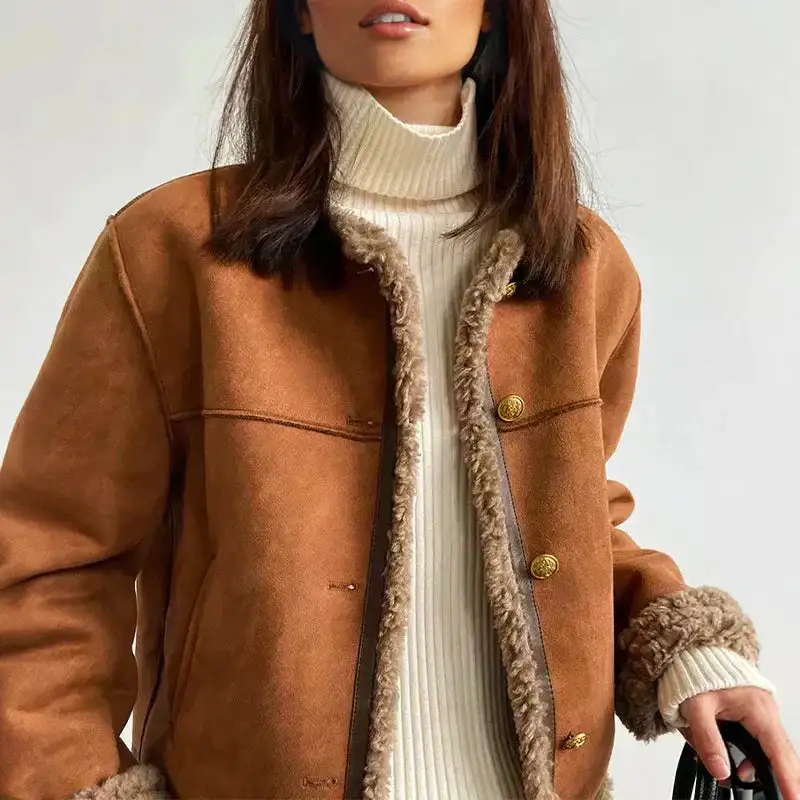 Modern Button Front Jacket