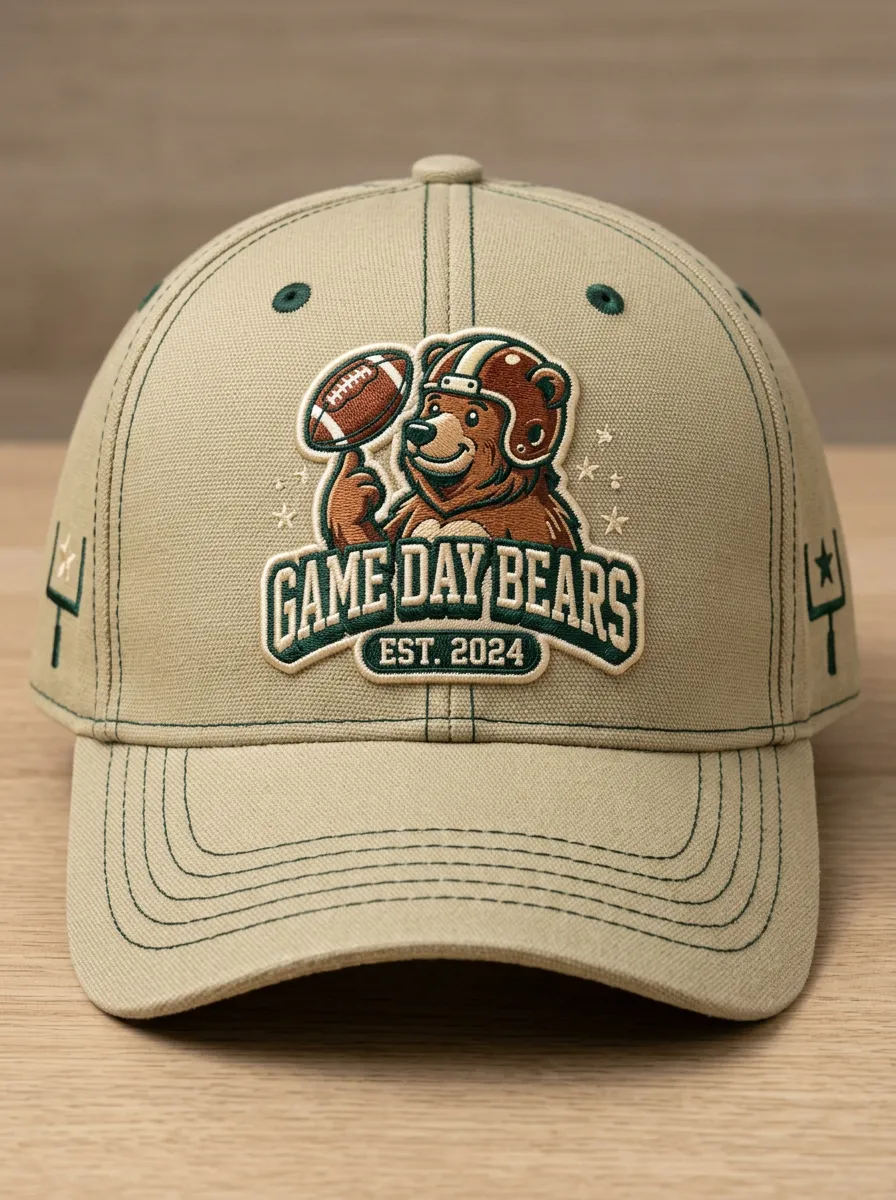 Bear Gameday Graphic Baseball Cap