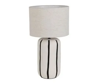 Black Stripe Ceramic Table Lamp