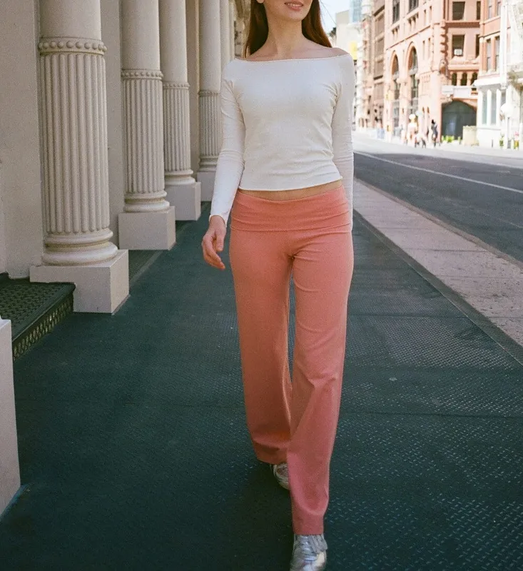 Coral Pink Pants