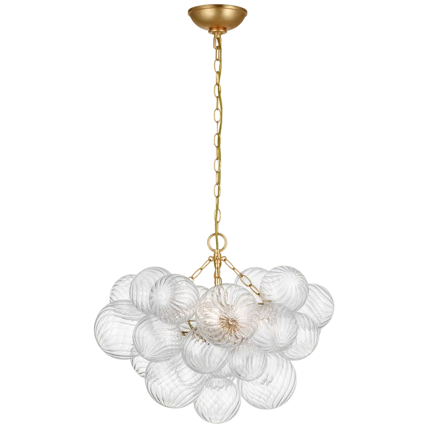 Swirled Glass Decorative Chandelier