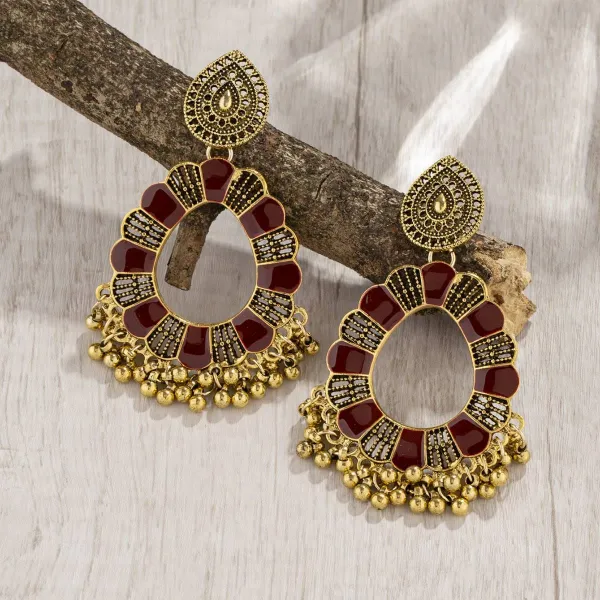 Layered Tassel Vintage Earrings
