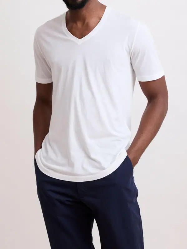 Comfortable Casual Breathable Daily White T-Shirt