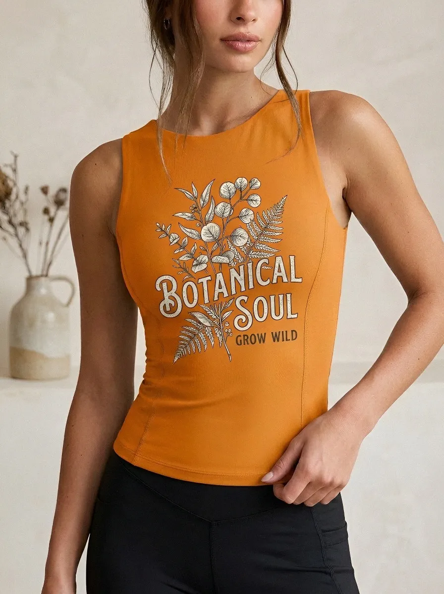 Botanical Soul Nature Tank Top Casual