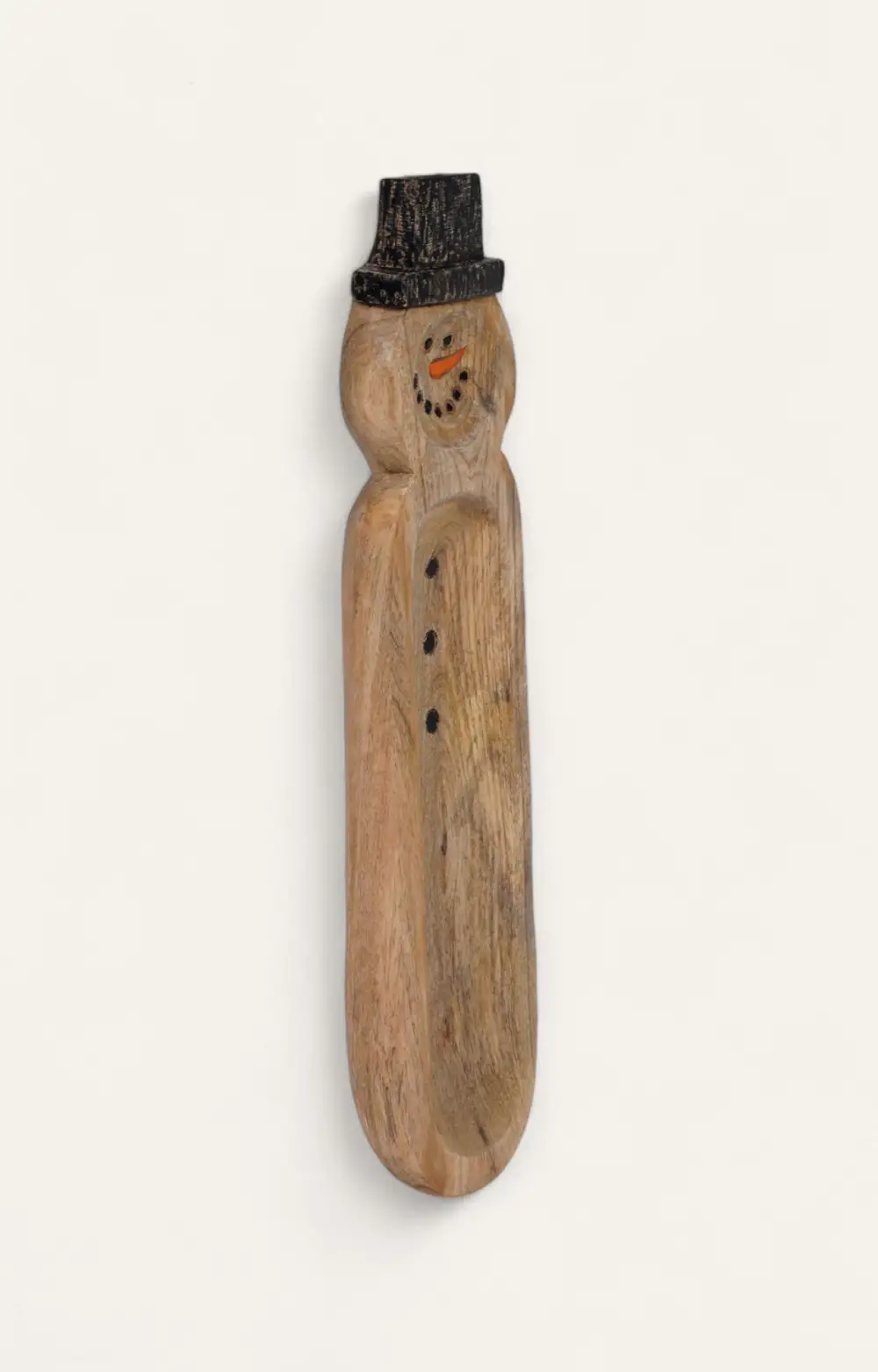 Sculpted Character Wood Serving Tray