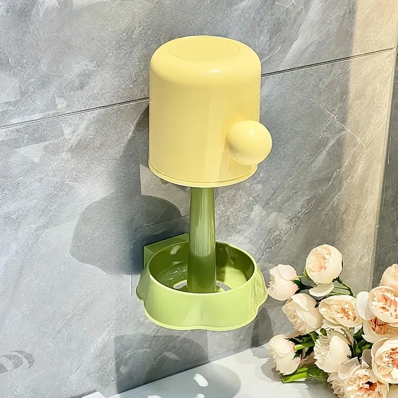 Wall-Mounted Toothbrush Holder Set