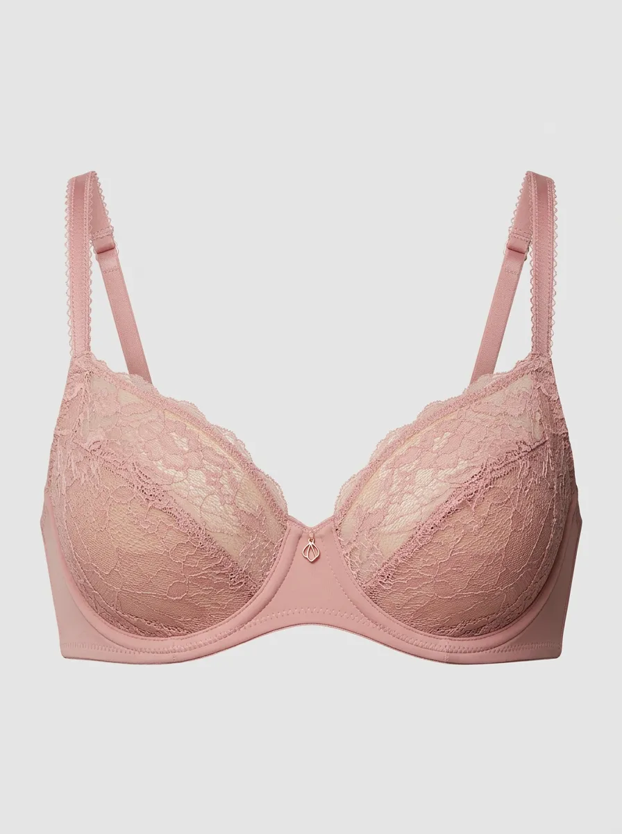 Refined Underwire Lace Floral Clean Look Women's Bra