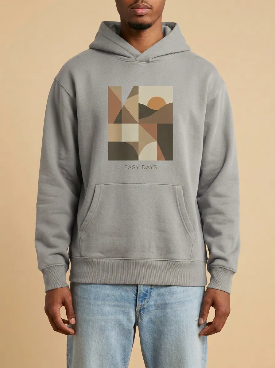 Abstract Landscape Easy Days Hoodie