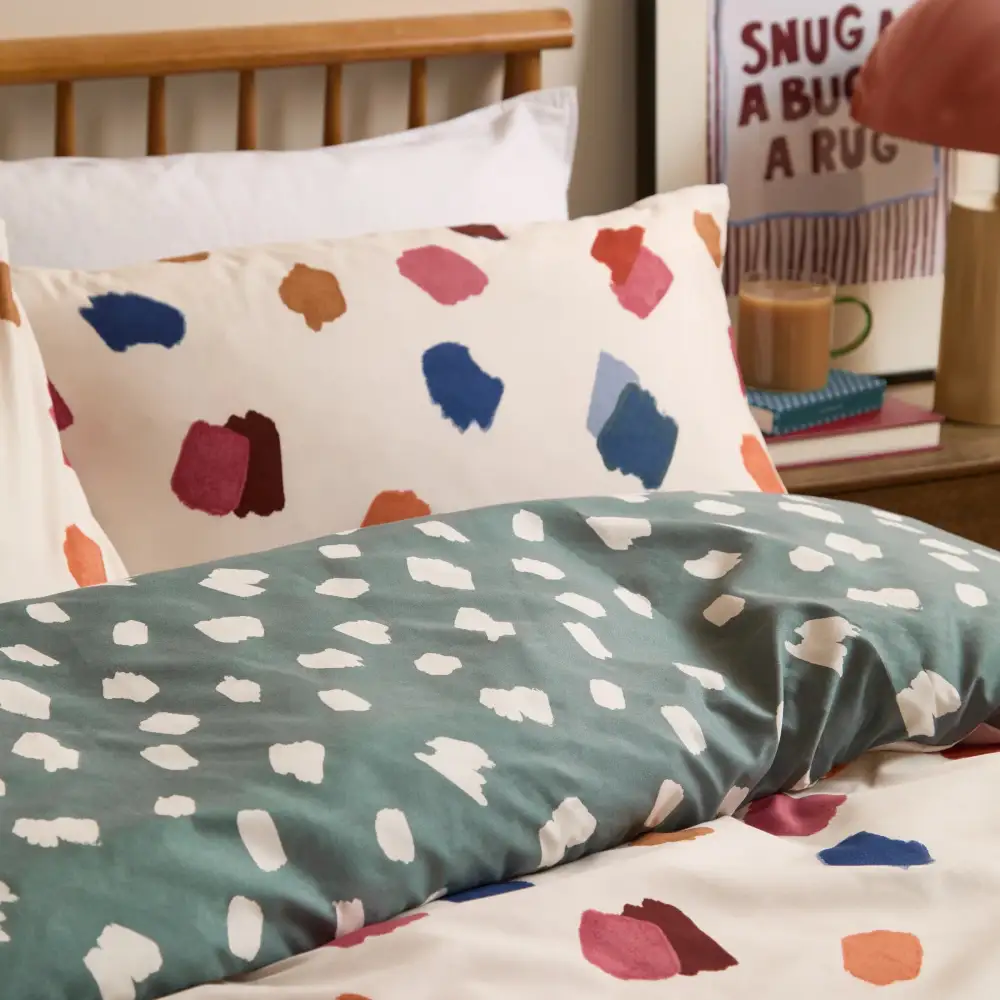 Reversible Abstract Duvet Cover Set
