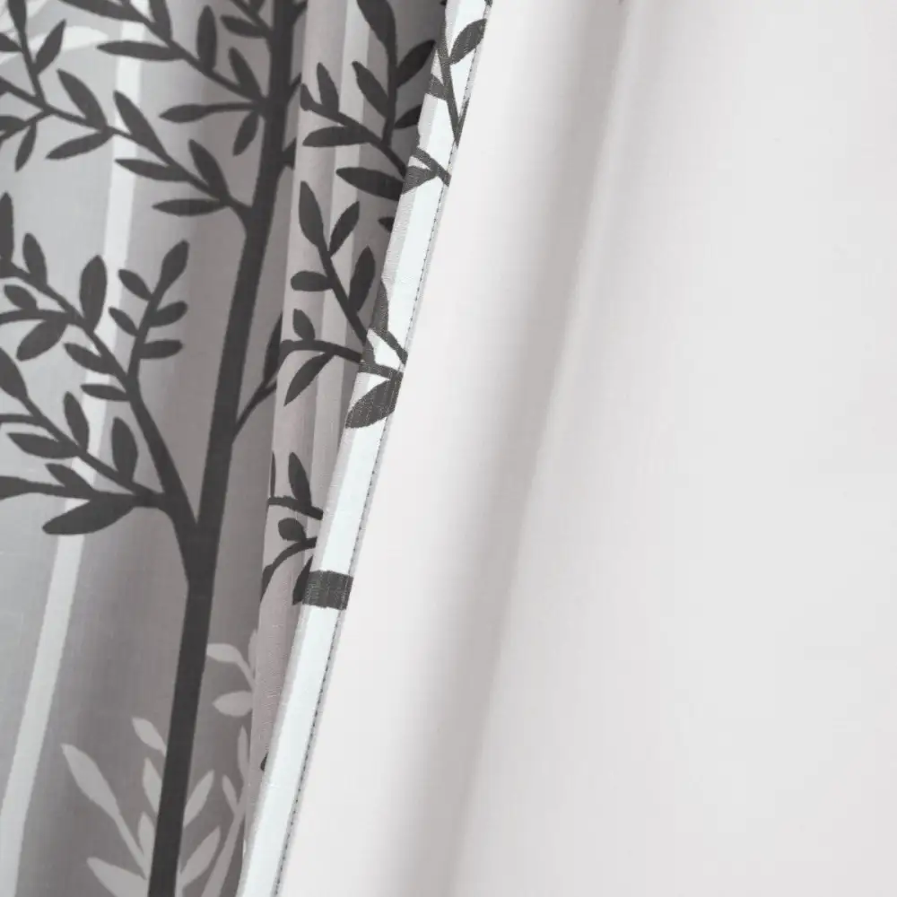Farmhouse Botanical Full Blackout Rod Pocket Curtain Panel Set