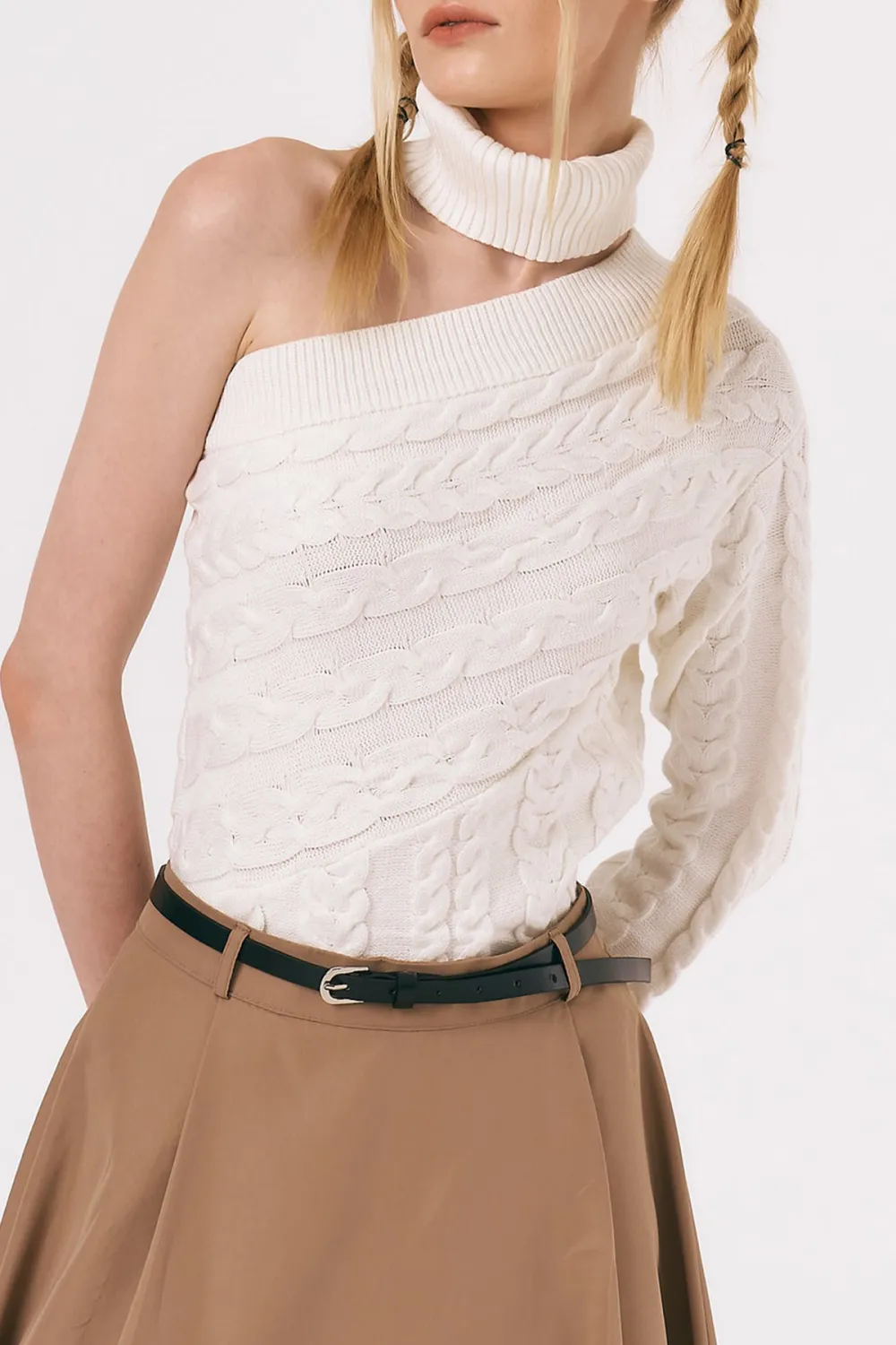 Oneshoulder Sweater Top