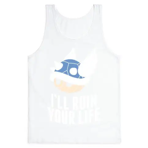 Blue Shell Graphic Tank Top