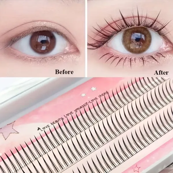 Lightweight & Fluffy Individual Lash Clusters