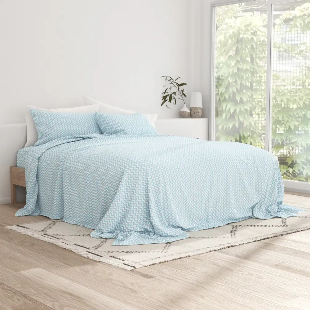Puffed Chevron Pattern Sheet Set
