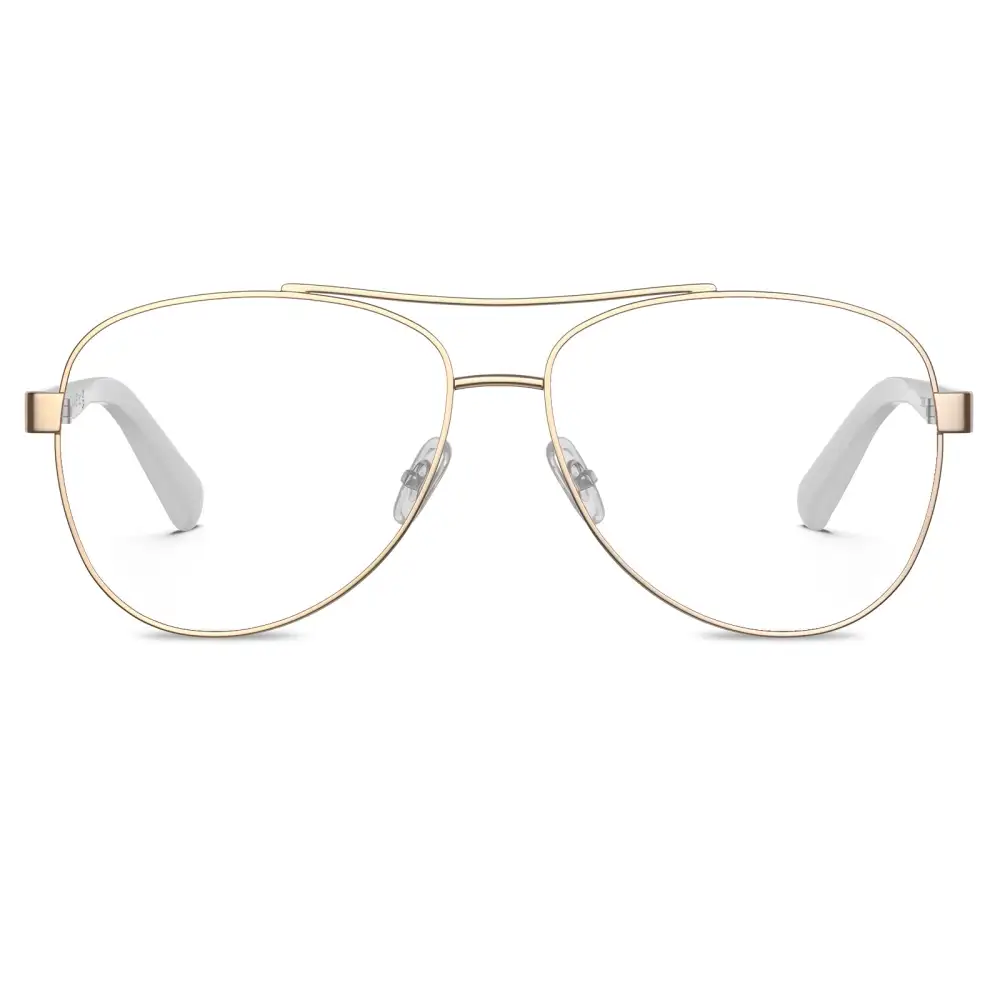 Sleek Aviator Full Rim Acetate Blue Light Eyewear