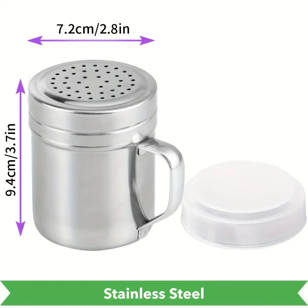 Multi-Use Stainless Steel Powder Dispenser