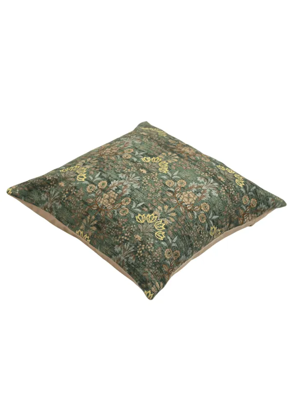 Artisan Design Embroidered Textured Decorative Cushion Cover