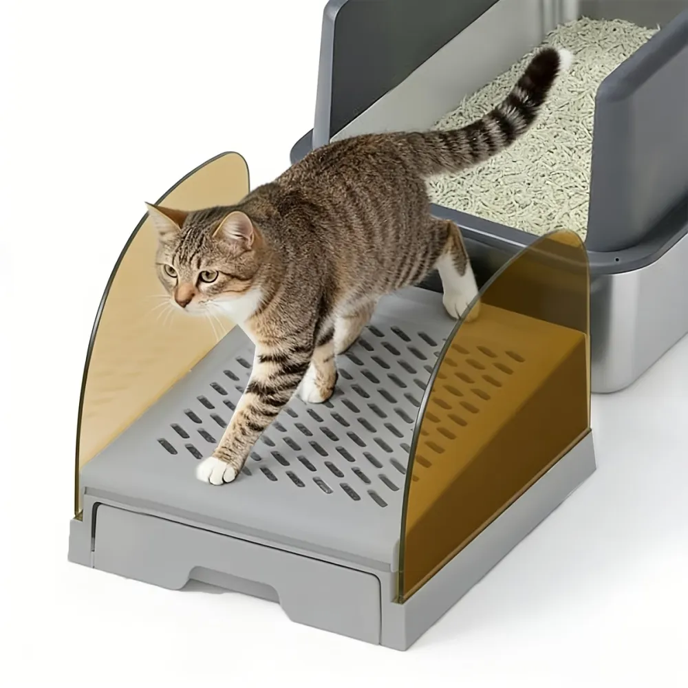 Litter-Trapping Cat Litter Box