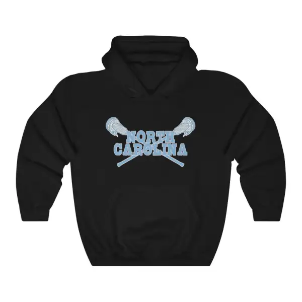 Crossed Sticks Lacrosse Graphic Pullover Hoodie
