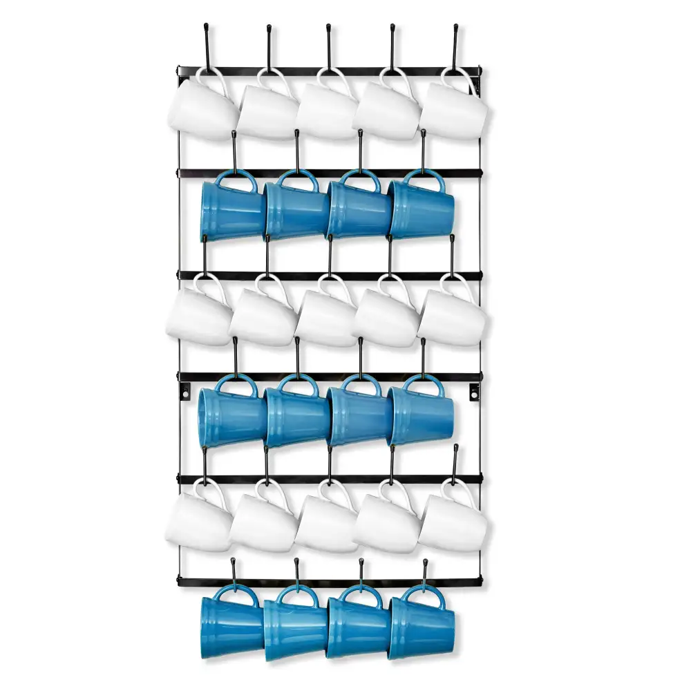 Wall Mounted Coffee Mug Holder Hooks