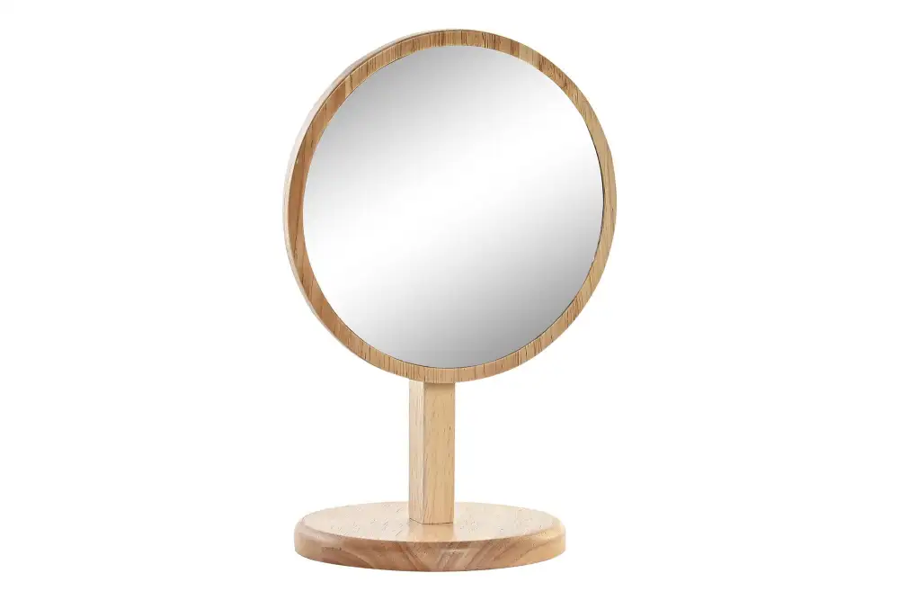 Wooden Countertop Vanity Mirror
