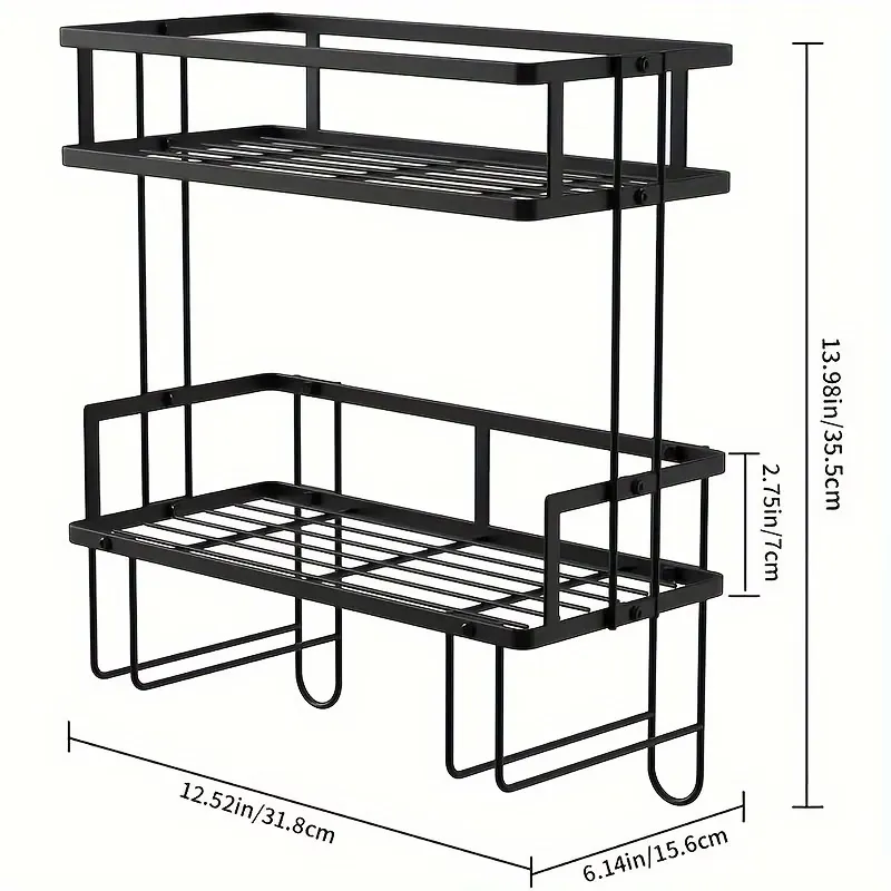 2-Tier Toilet Tank Organizer