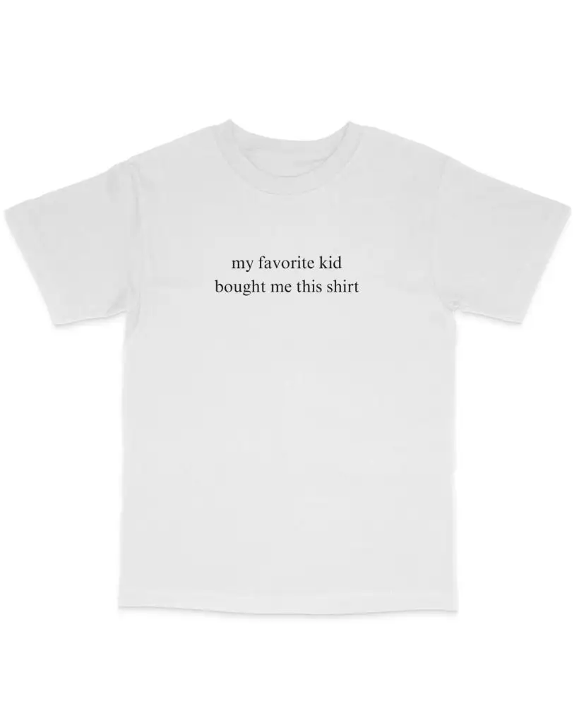 Favorite Kid Graphic Cotton Tee