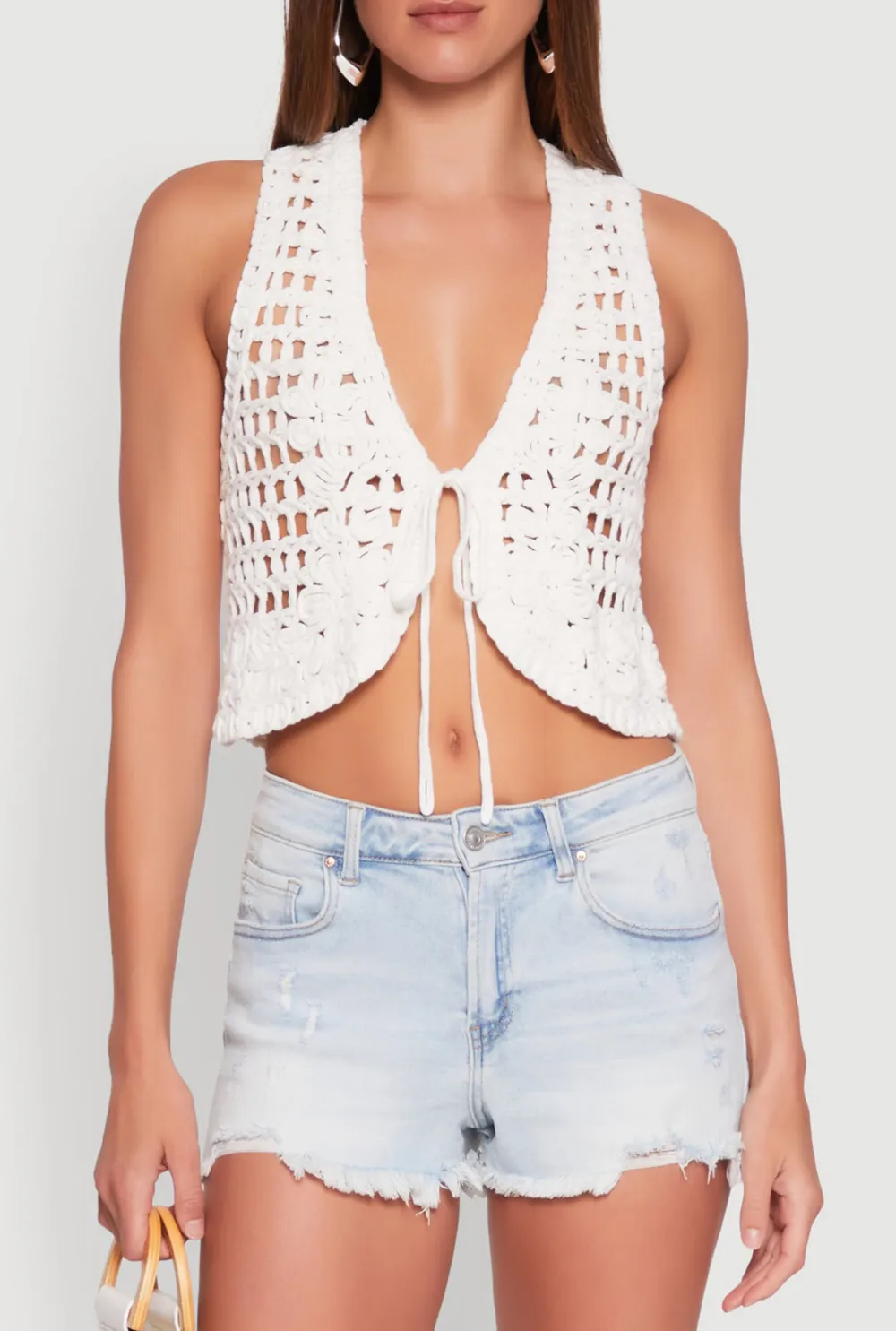 Knitted Hollow Vest